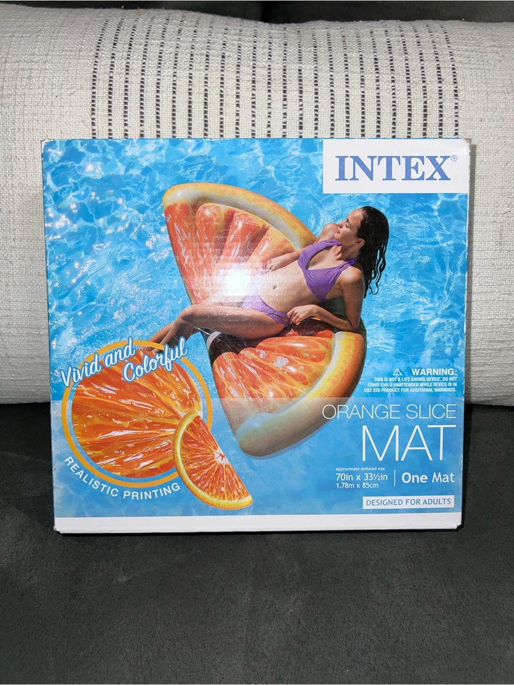 Intex Orange Slice Float